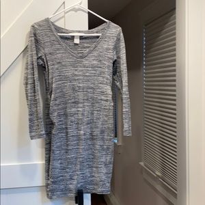 Maternity lightweight sweater dress